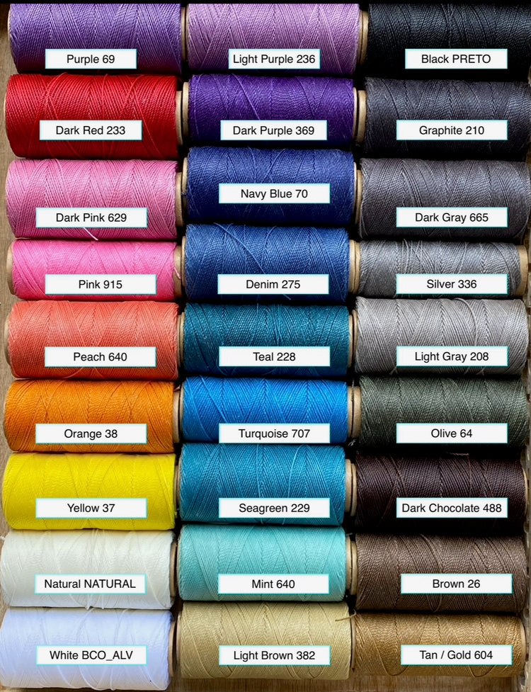 Linhasita Waxed Cord 1 mm Pink Macrame PE-4/100G TEX 595 COR 915 168 Meters - Gifts & Knots