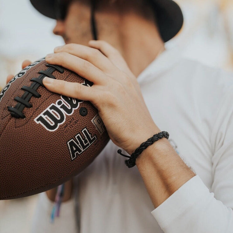 Thick Braid Leather Bracelet - Gifts & Knots