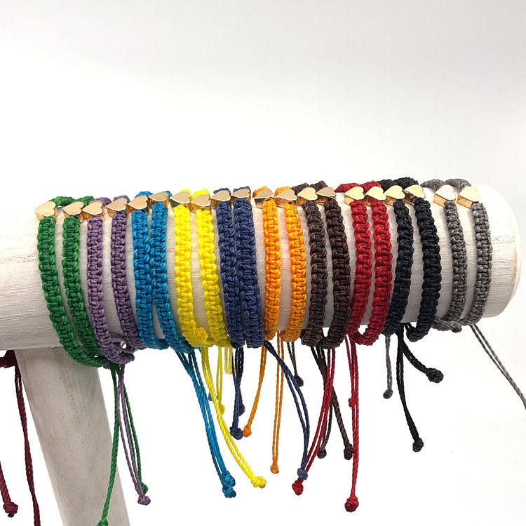 Mommy and Me Heart Rainbow Matching Bracelets, First Day of Kindergarten