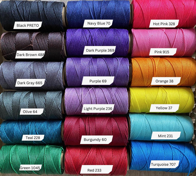 Macrame Braided Friendship Bracelet Colors