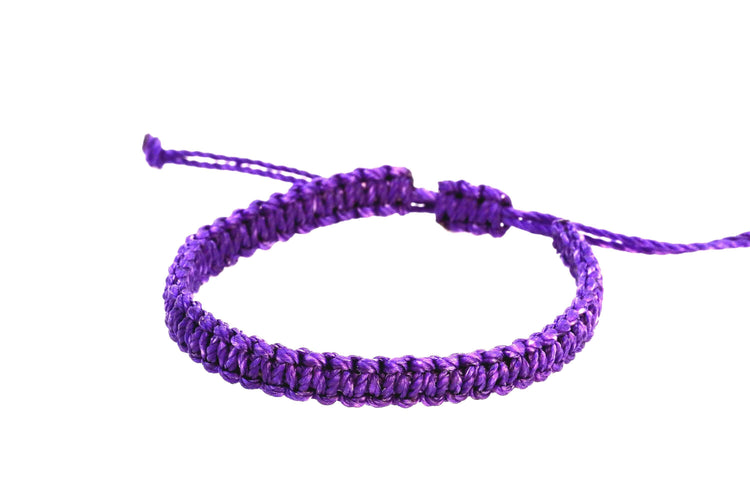 Sleep Away Camp Going to Camp Matching Dark Purple Bracelets