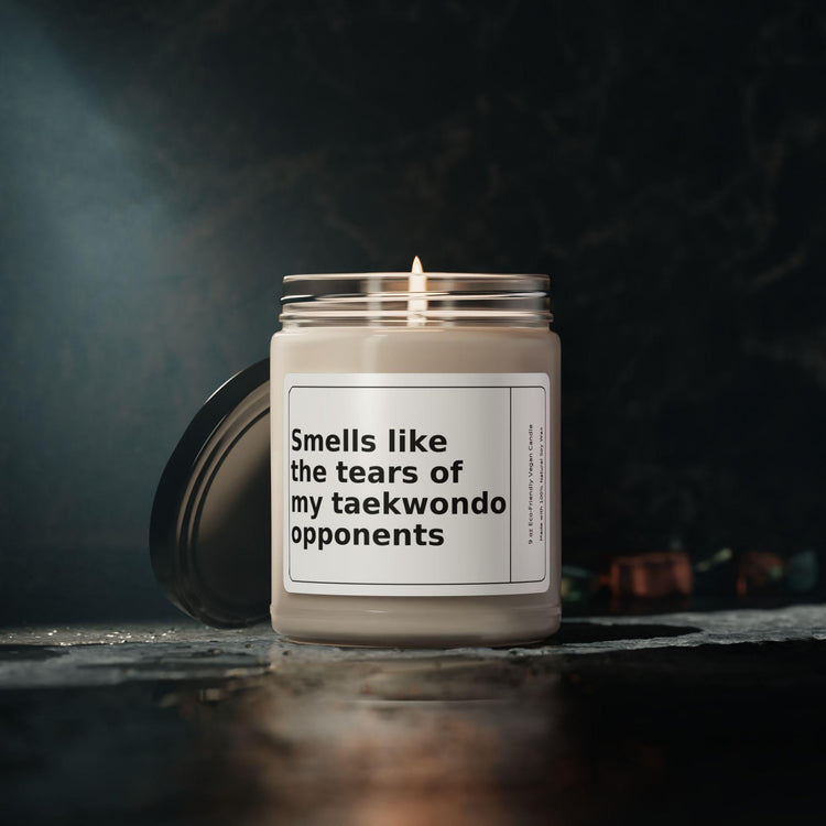 Taekwondo Martial Arts Gift, Scented Candle, Funny Candle, Hand-poured Candle, 9oz Candle, Relaxation Candle