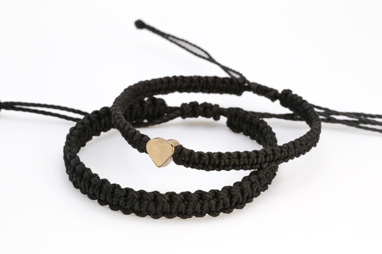 Family Matching Black Bracelets