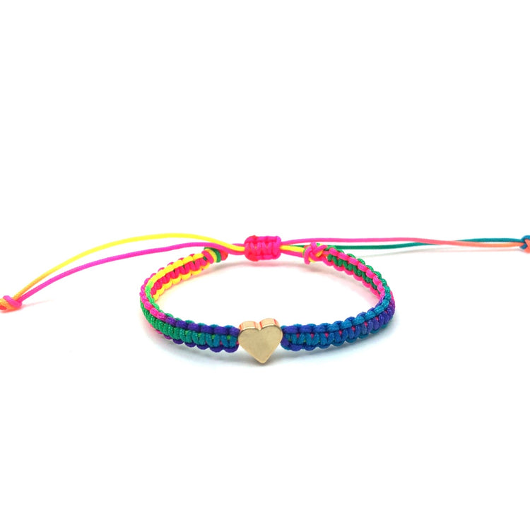 Colorful Heart Bracelet - Gifts & Knots
