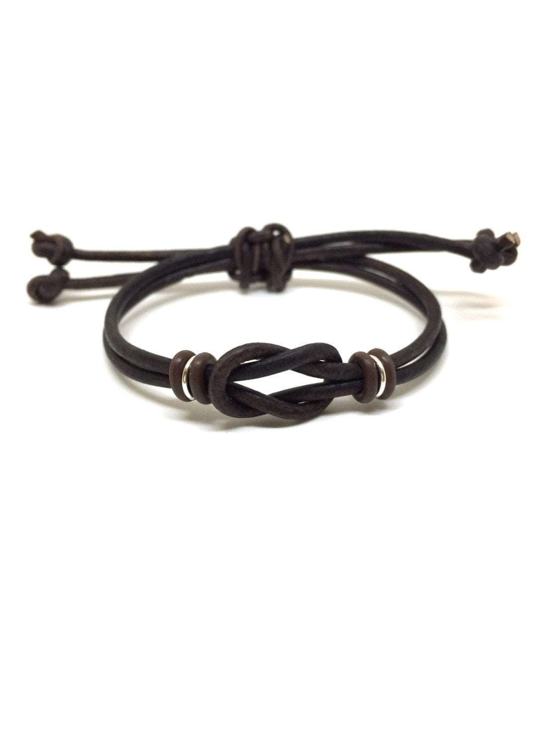 Celtic Knot Leather Bracelet - Gifts&Knots
