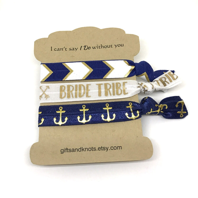 Bridesmaid Hair Ties, I cant say I Do without you, Bridal Shower Gift, Bridesmaid Favors