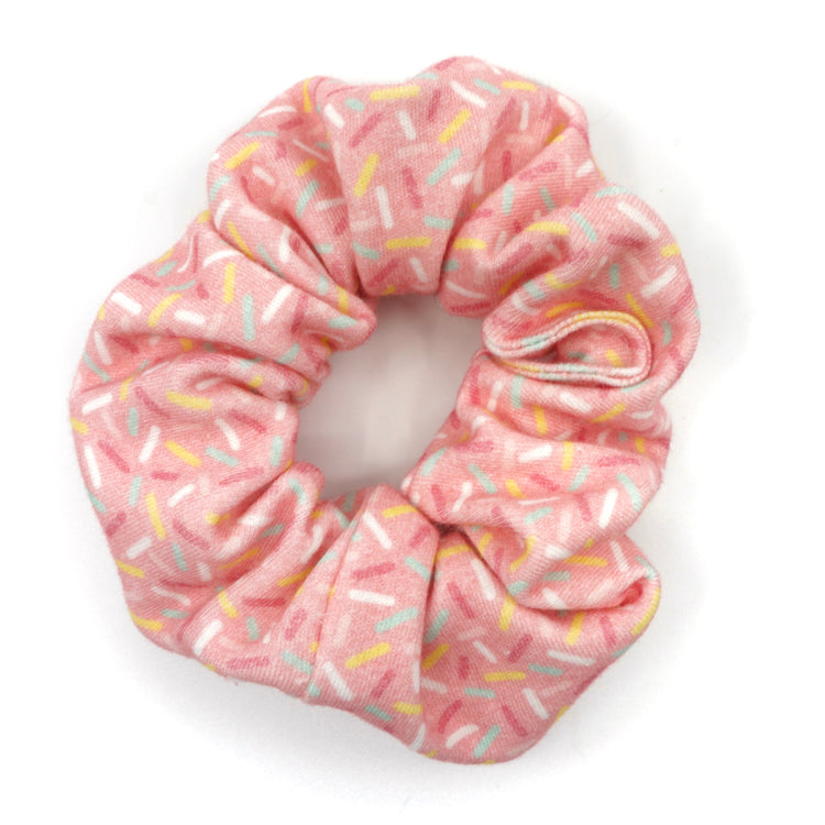 Sprinkles Scrunchie Turquoise Pink Hair Scrunchie Accesories Gift for Her - Gifts & Knots