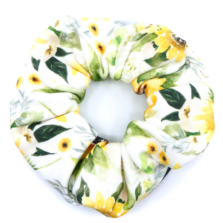 Sunflower II Scrunchie Flower Hair Accessories Gift for Her Sunflower Gift