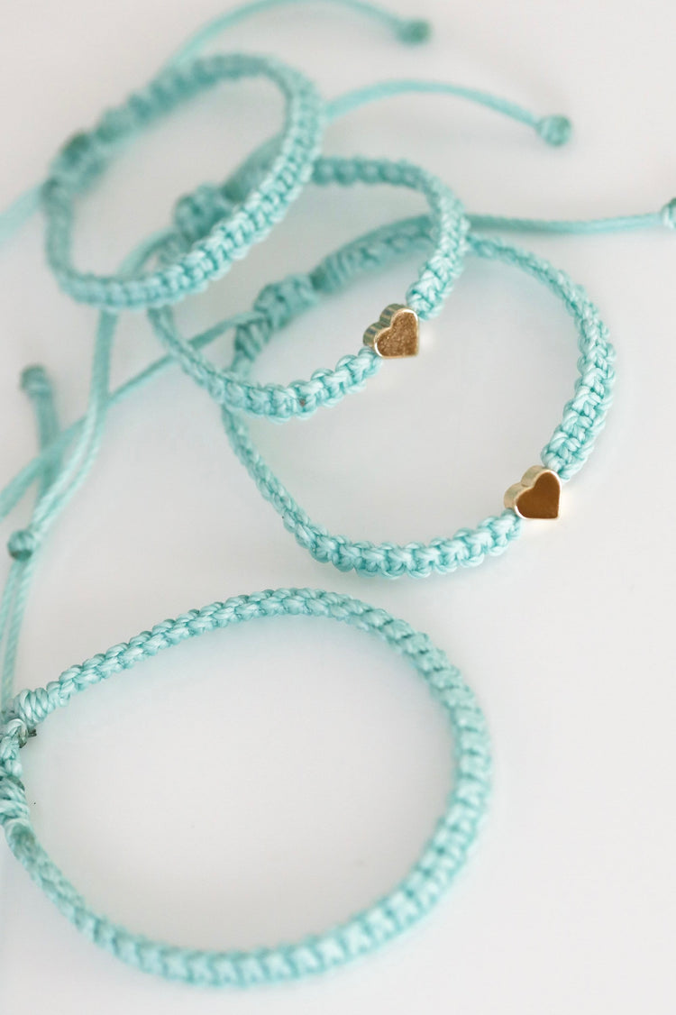 Family Mint Matching Bracelets