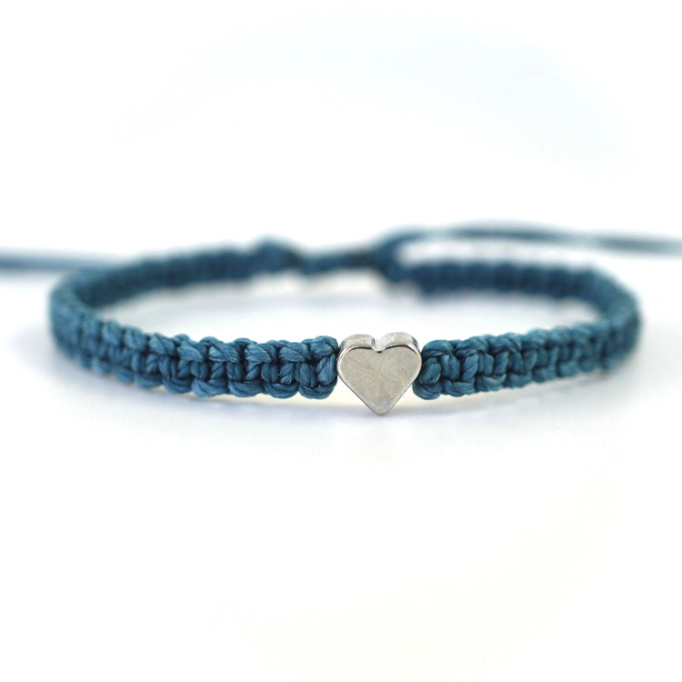Teal Awareness Ribbon Bracelet
