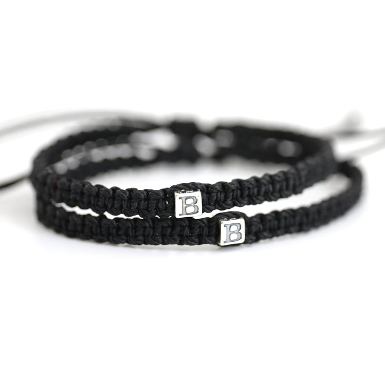 Initial Bracelets Couples Sterling Sterling