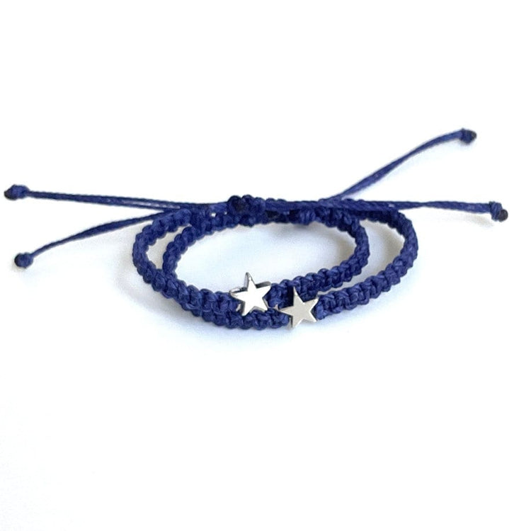 Mommy and Me Star Blue Bracelet Set