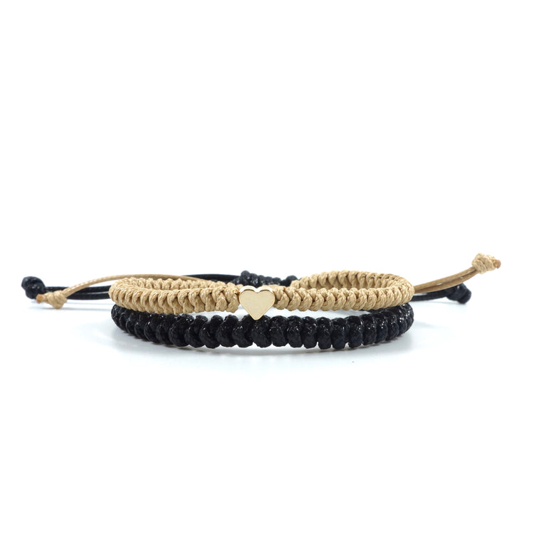 Heart Couple Bracelet Set - Gifts & Knots