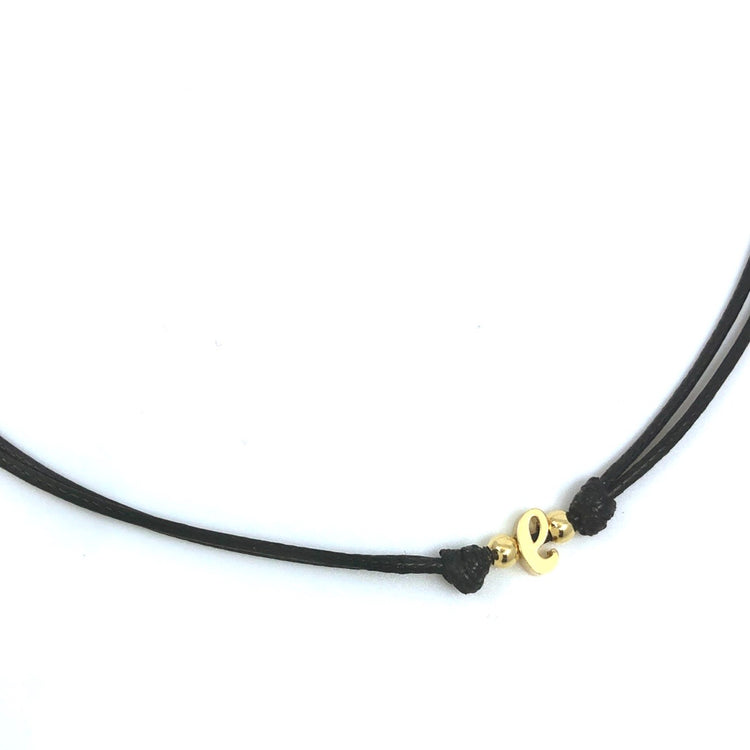 Personalized Initial Choker Lowerca Letter