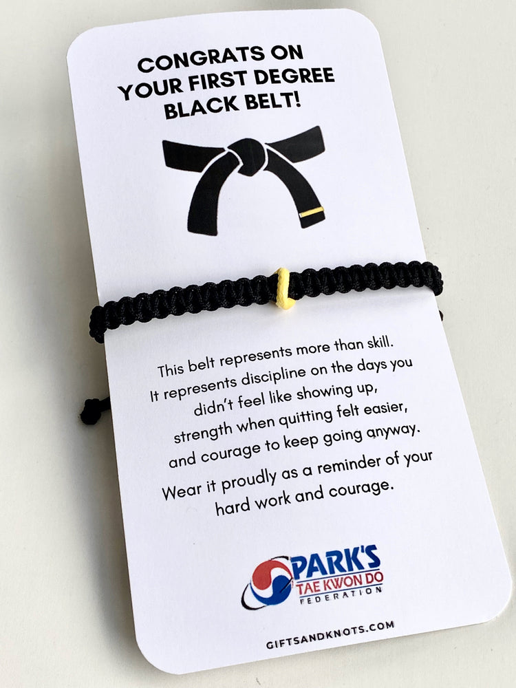 Taekwondo Rank Promotion Bracelet Gift - Parks Plantation - Online