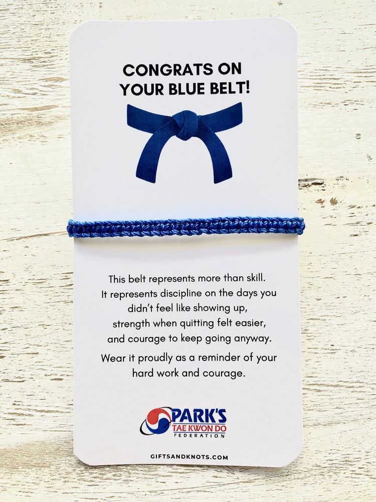 Taekwondo Rank Promotion Bracelet Gift - Parks Plantation - Online