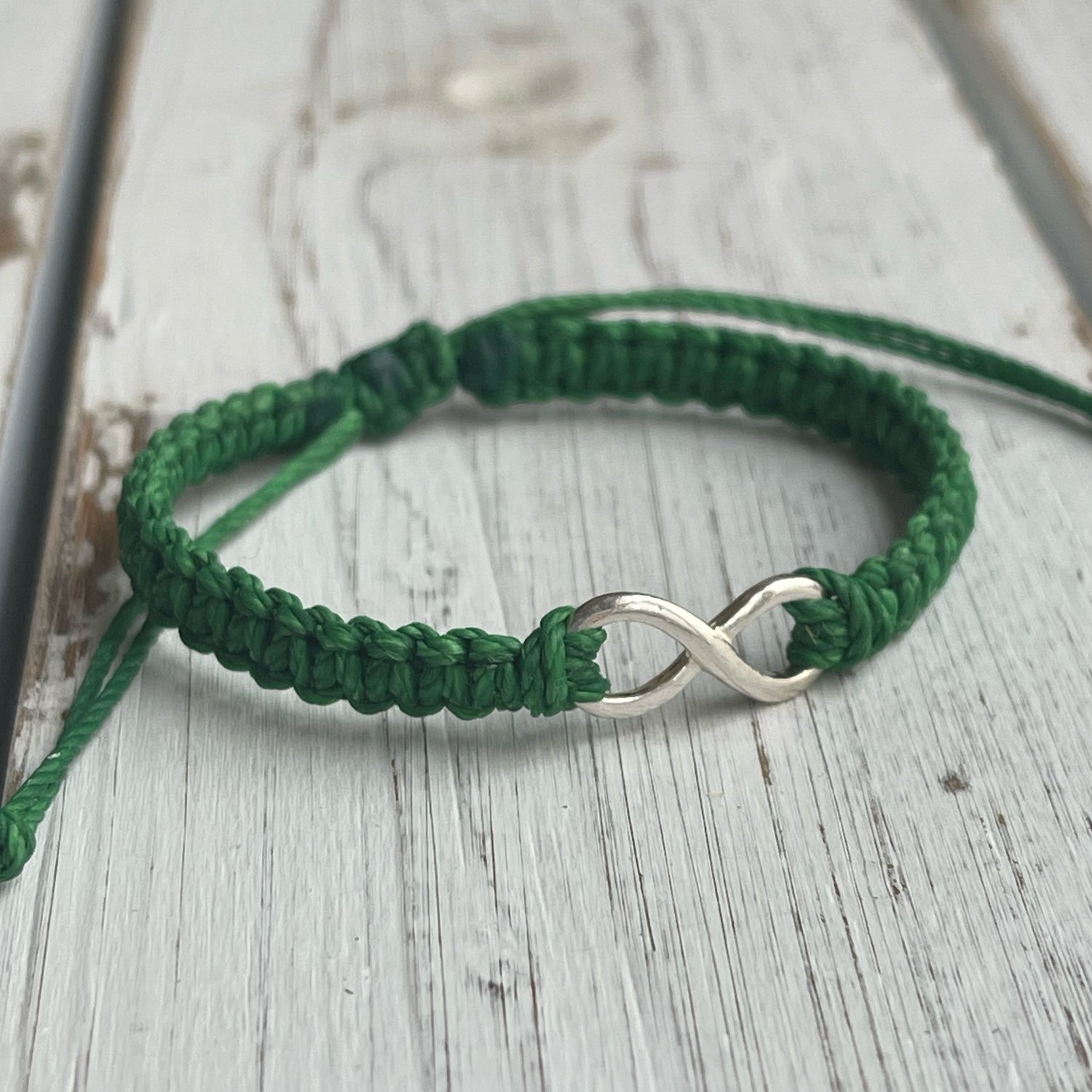 Infinity Bracelet Green