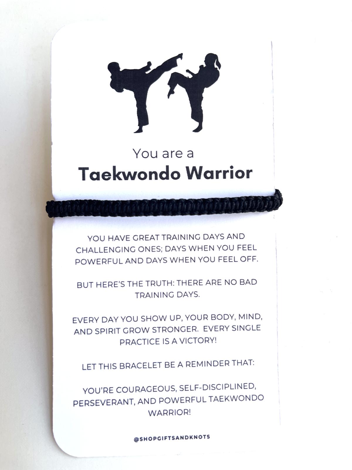 Parks Taekwondo Bracelet & Card Set - Plantation - Pickup - Gifts & Knots