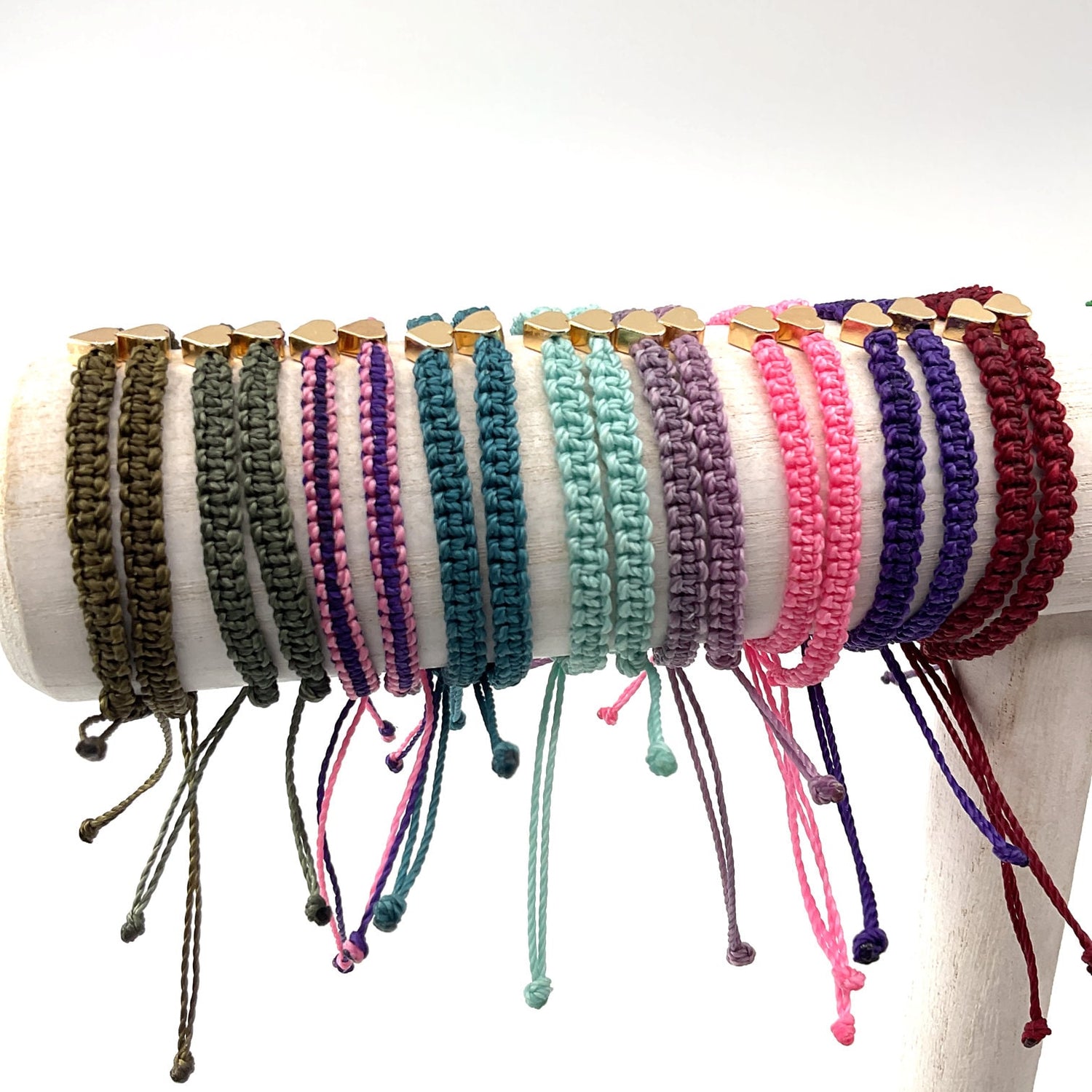 First Day of Kindergarten Bracelet Set, Mommy and Me Rainbow Heart Bracelets, Back to School Gift, Matching Separation Anxiety Set