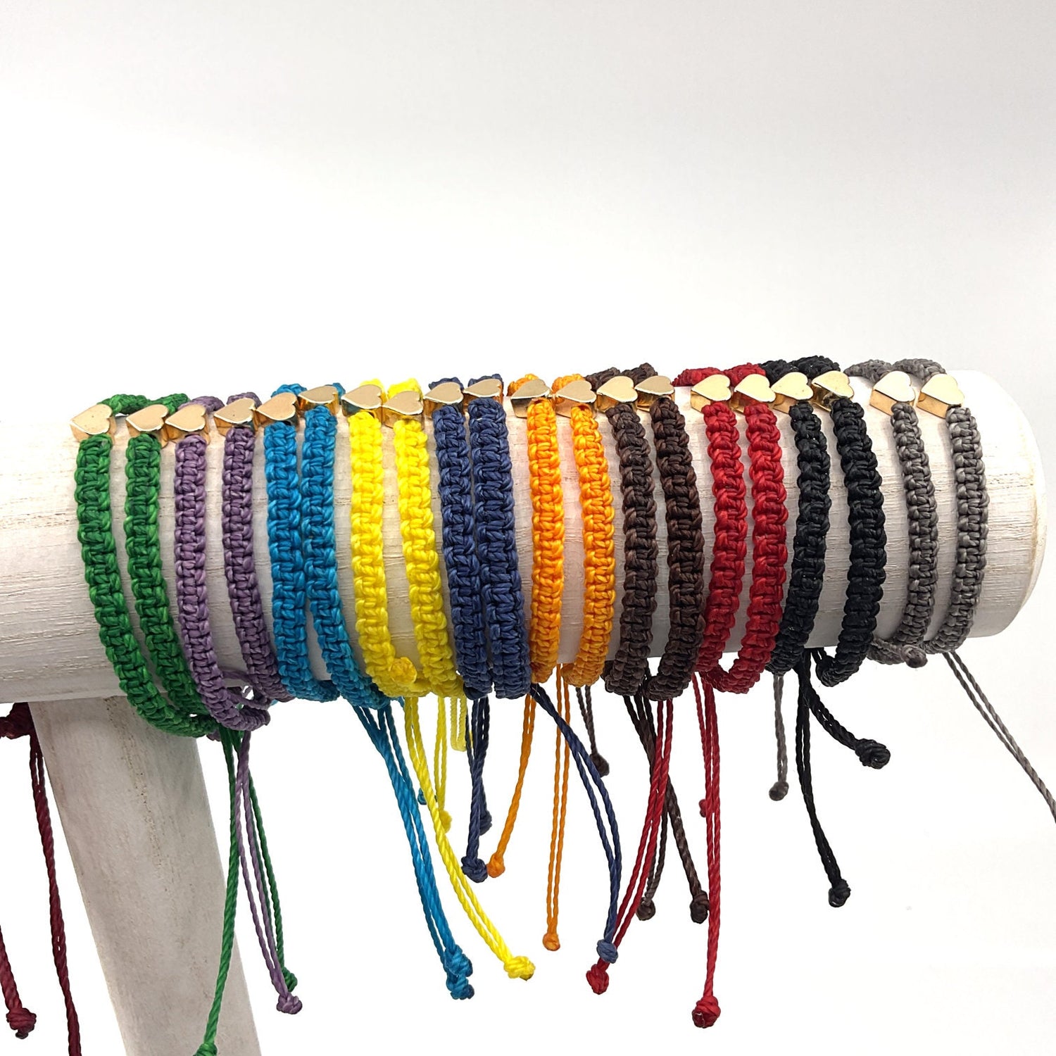 Mommy and Me Heart Rainbow Matching Bracelets, First Day of Kindergarten