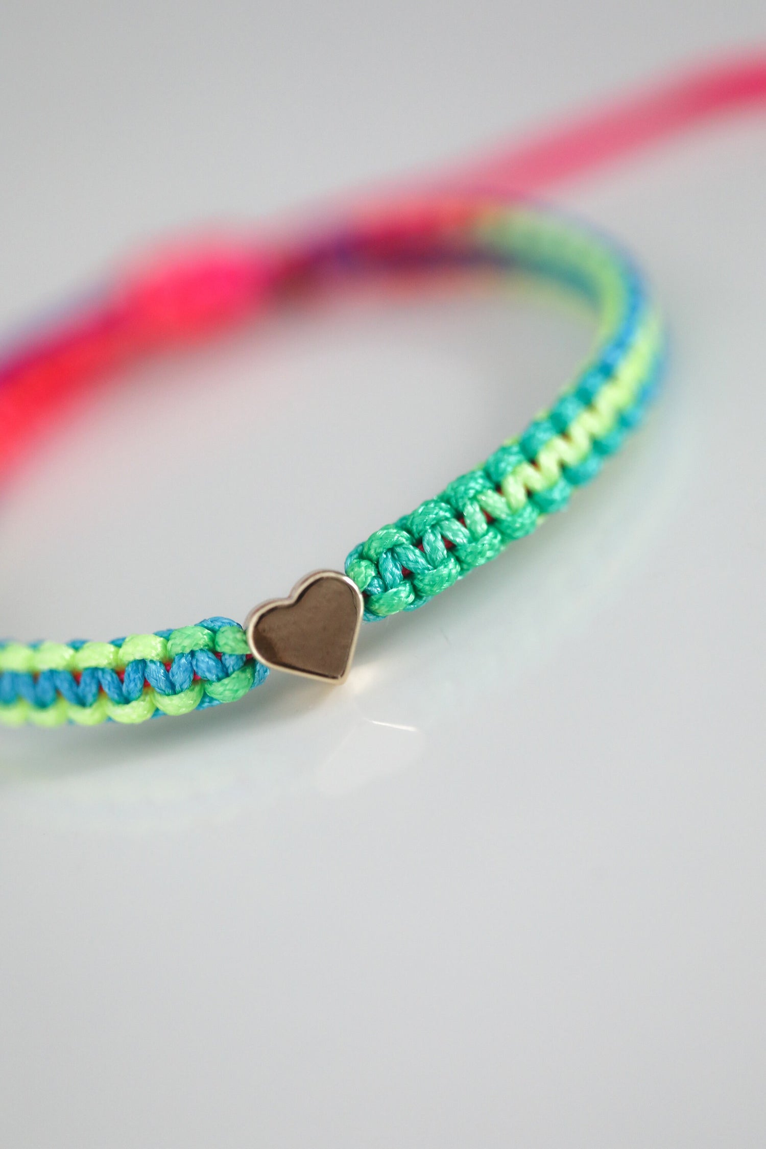 Heart Bracelet Set Rainbow Mother and Daughter