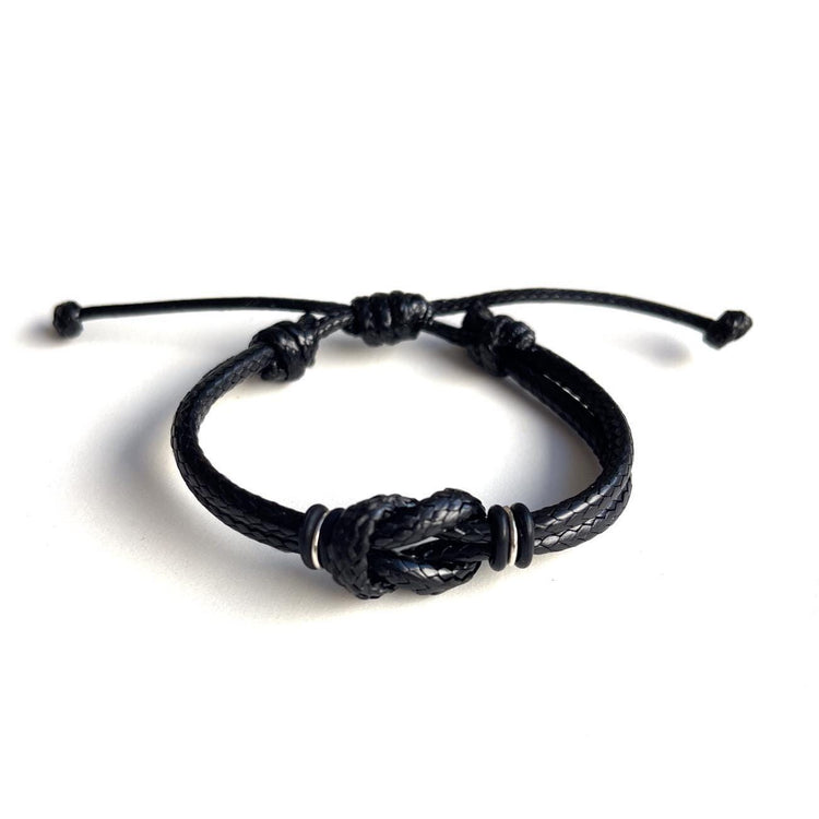 Boys Bracelet, Celtic Knot Black Bracelet, Boys Favors, Children Bracelets, Kids Party Favors