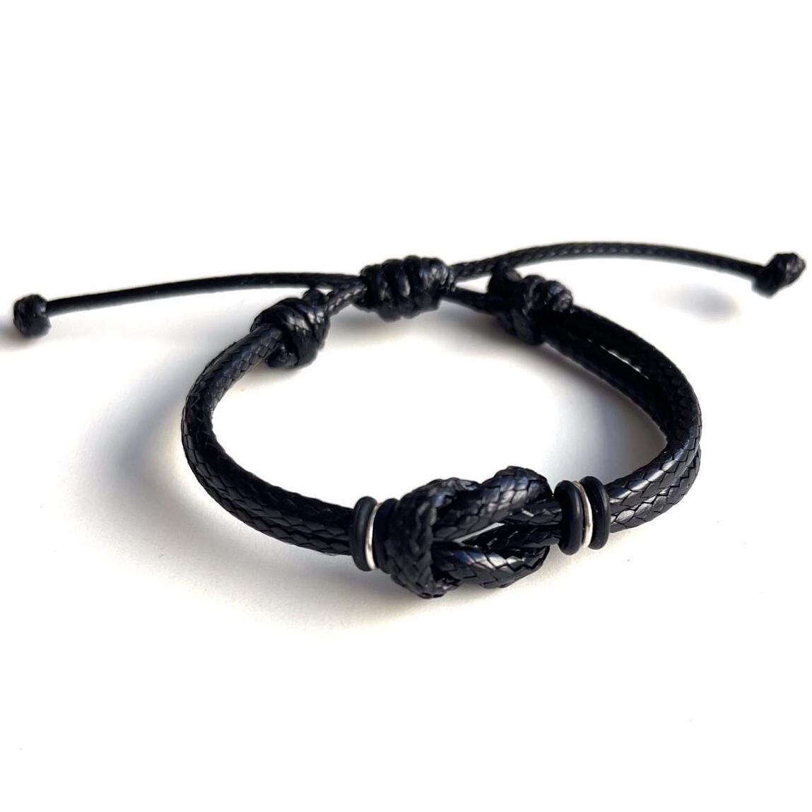 Boys Bracelet, Celtic Knot Black Bracelet, Boys Favors, Children Bracelets, Kids Party Favors