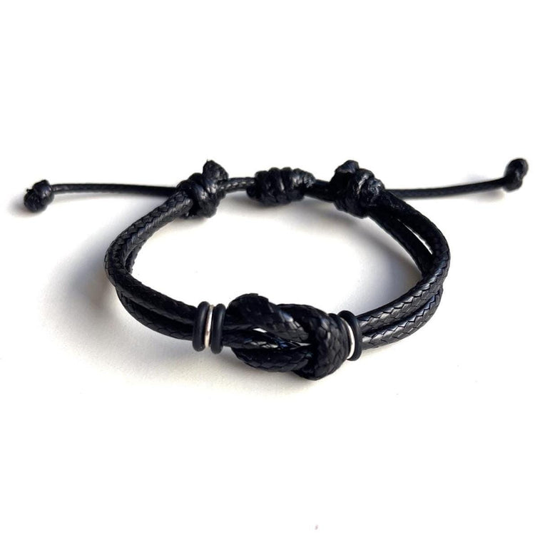 Boys Bracelet, Celtic Knot Black Bracelet, Boys Favors, Children Bracelets, Kids Party Favors