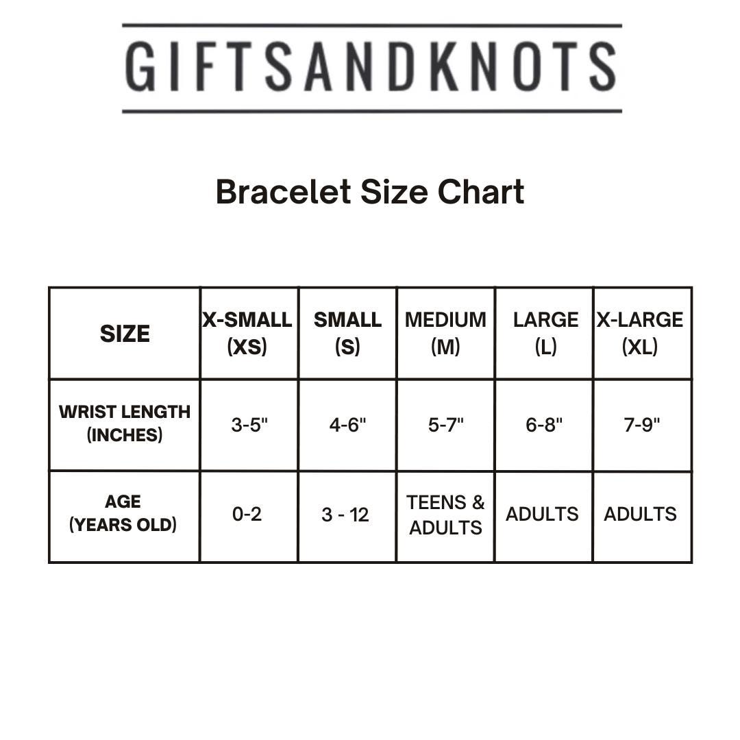 Bracelets sizes