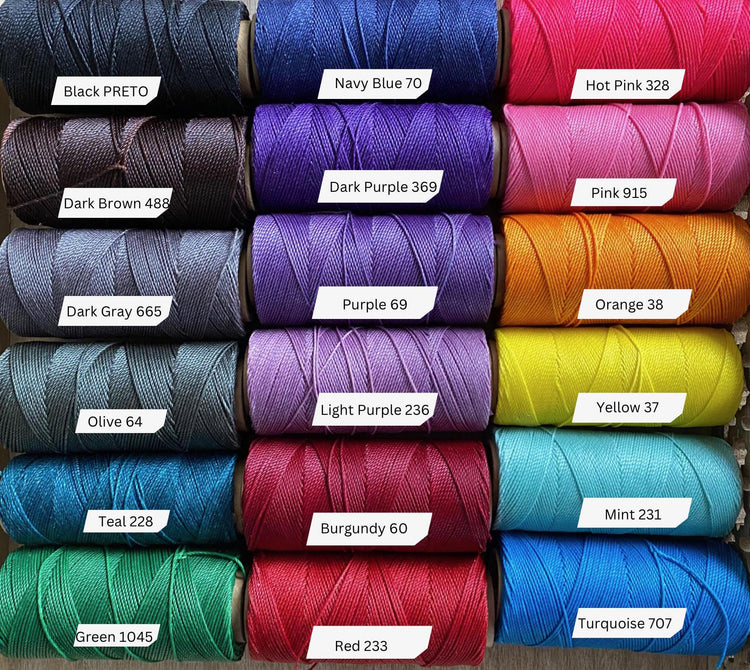 Linhasita Polyester Cord Colors by Gifts & Knots