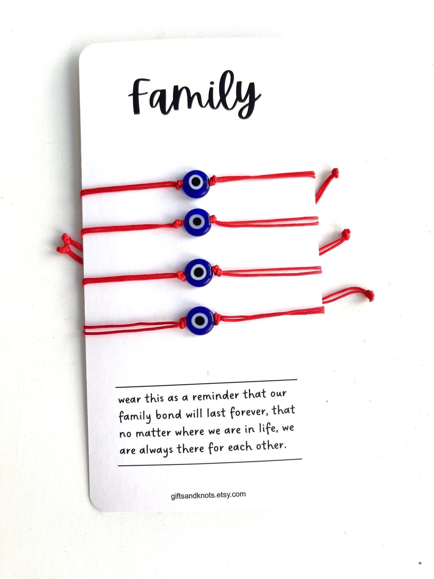 Evil Eye Bracelet Red String Adjustable Waterproof