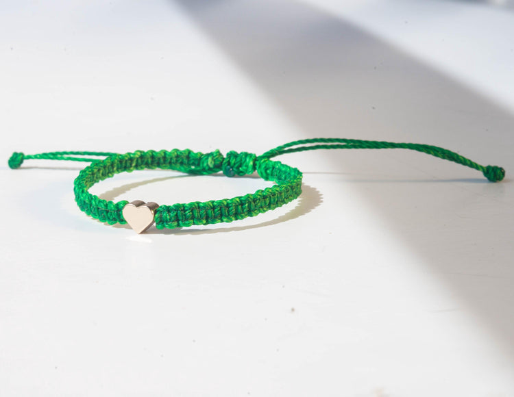 Green Ribbon Awareness Bracelet
