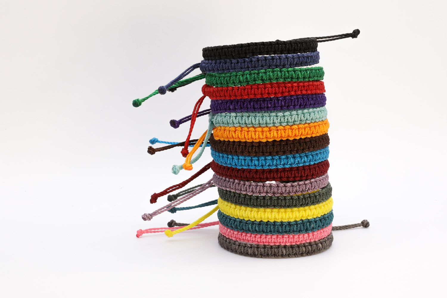 Mommy and Me Gray Macrame Bracelet First Day of Kindergarten