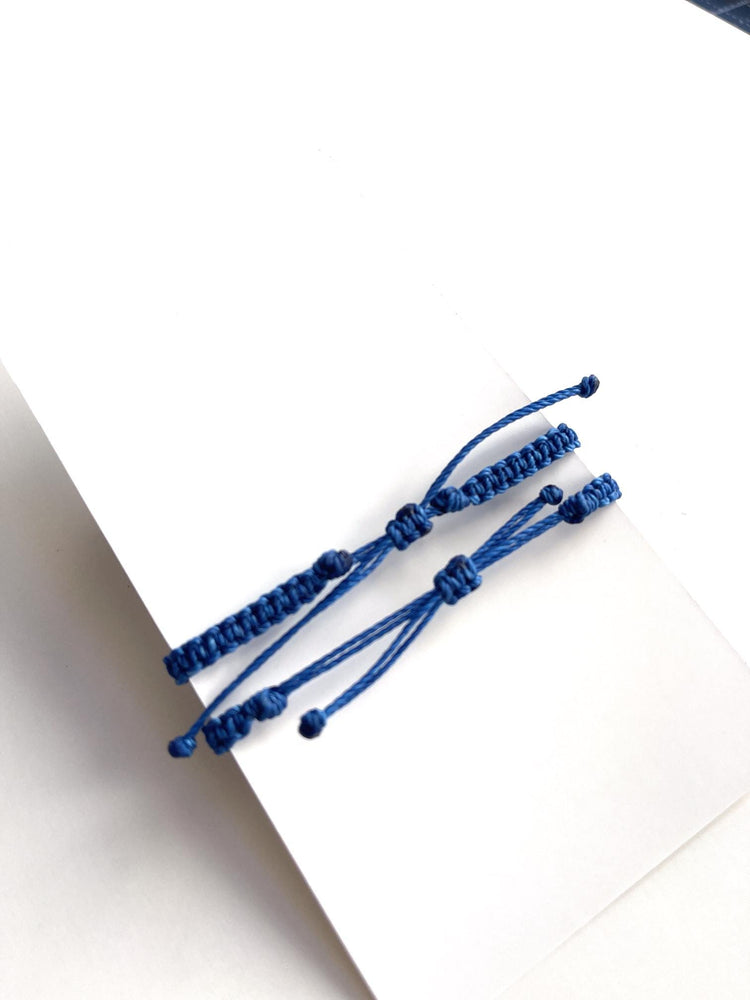 Sleep Away Going to Camp Blue Bracelets