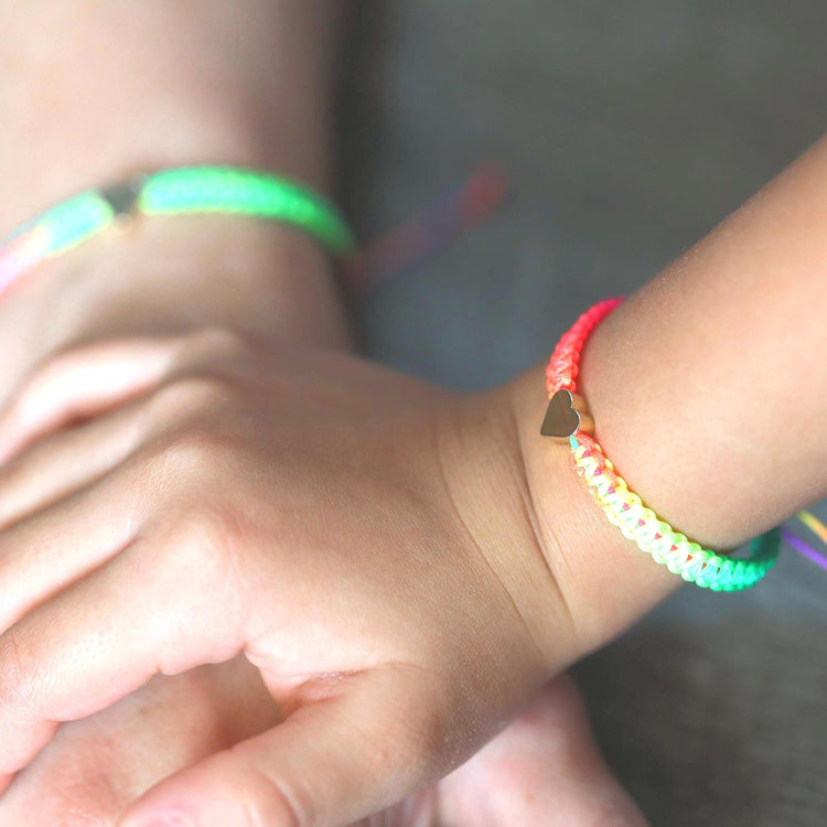 Mommy and Me Rainbow Bracelet – First Day of Kindergarten Gift