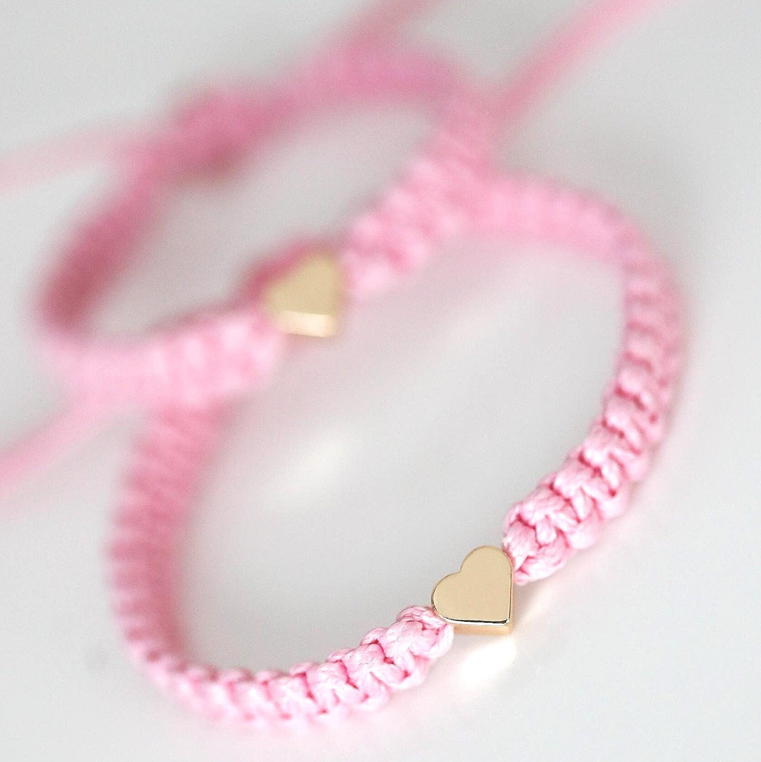 First Day of Kindergarten Card, Mommy and Me Gold Heart Bracelets