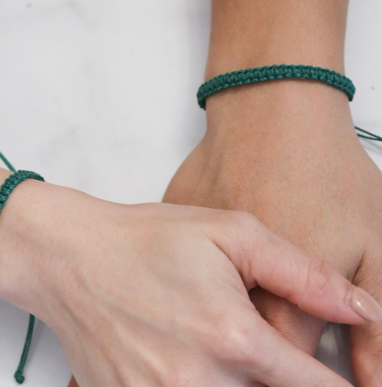 Green Matching Bracelets