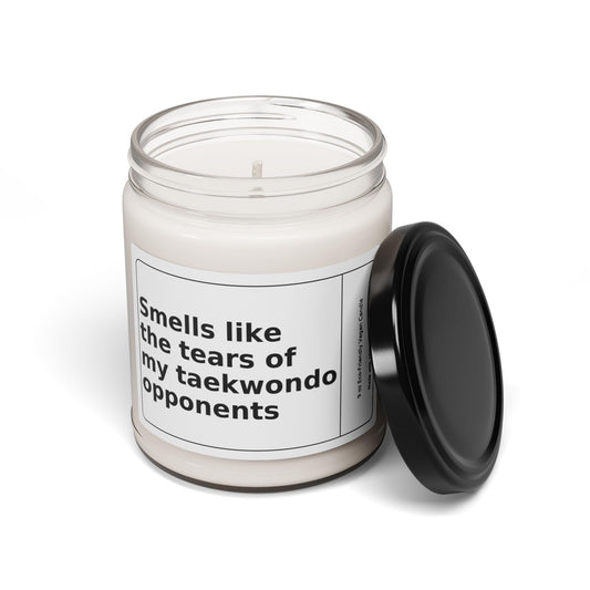 Taekwondo Martial Arts Gift, Scented Candle, Funny Candle, Hand-poured Candle, 9oz Candle, Relaxation Candle