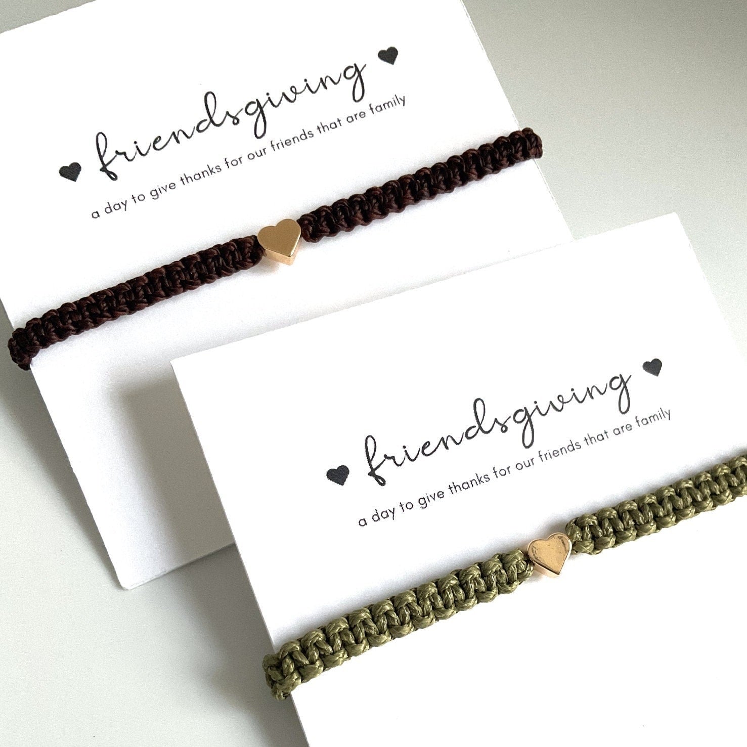 Brown & Olive Friendsgiving Bracelets