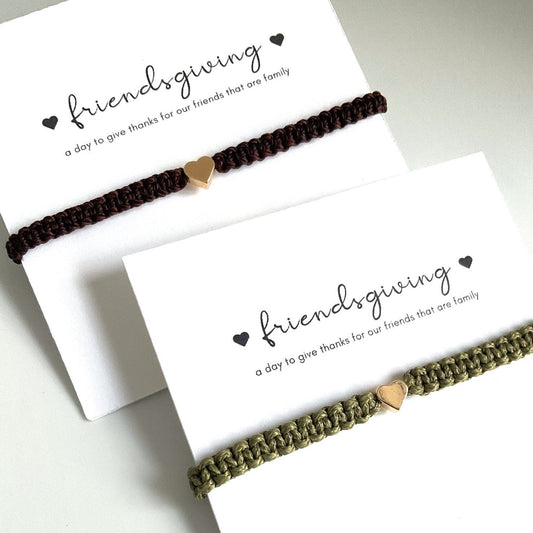 Brown & Olive Friendsgiving Bracelets