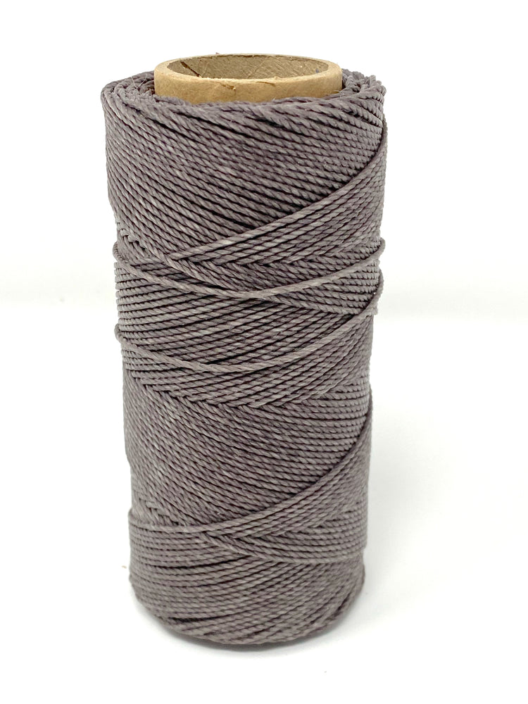 Linhasita Waxed Cord 1.5 mm Dark Gray Macrame PE-6/100G TEX 861 COR 66 –  Gifts&Knots