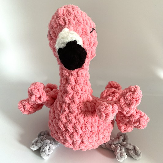 Flamingo Crochet Plushie