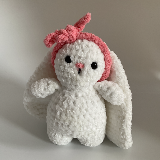 Marshmallow White Bunny Crochet Plushie
