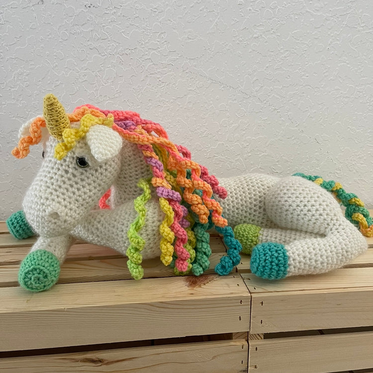 Alyssa Rainbow Unicorn Plushie