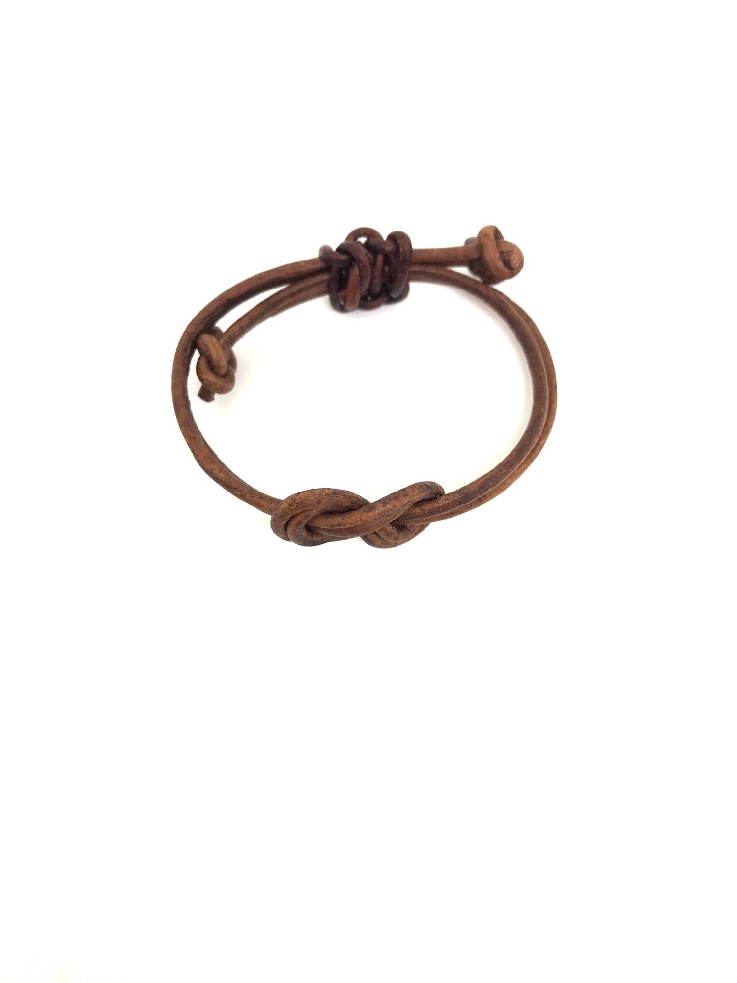 Infinity Knot Love Leather Bracelet - Gifts&Knots