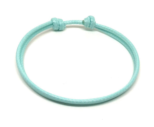 String Bracelet, Minimalist Bracelet, Light Blue, Anklet, Unisex, Family, Favors, Bridesmaids, Boys, Girls