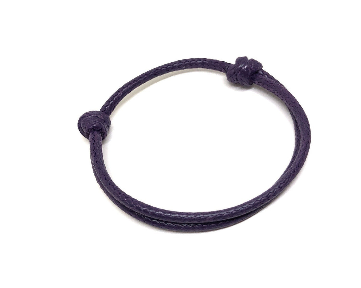 Family Bracelets, Minimalist Bracelet, Purple Ribbon, String Bracelet, Anklet, Unisex, Favors,