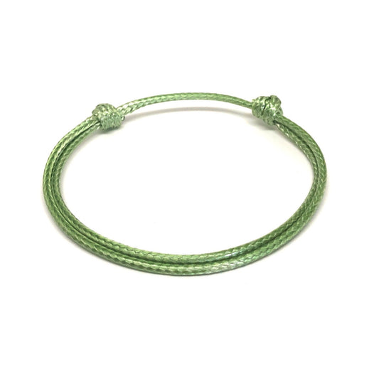 Minimalist Bracelet, Lavender, String Bracelet, Anklet, Unisex, Family, Favors, Bridesmaids, Light Green