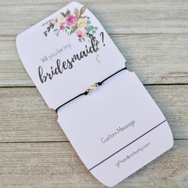 Will You Be My Bridesmaid?, Bridesmaid Bracelet Favors - Gifts&Knots