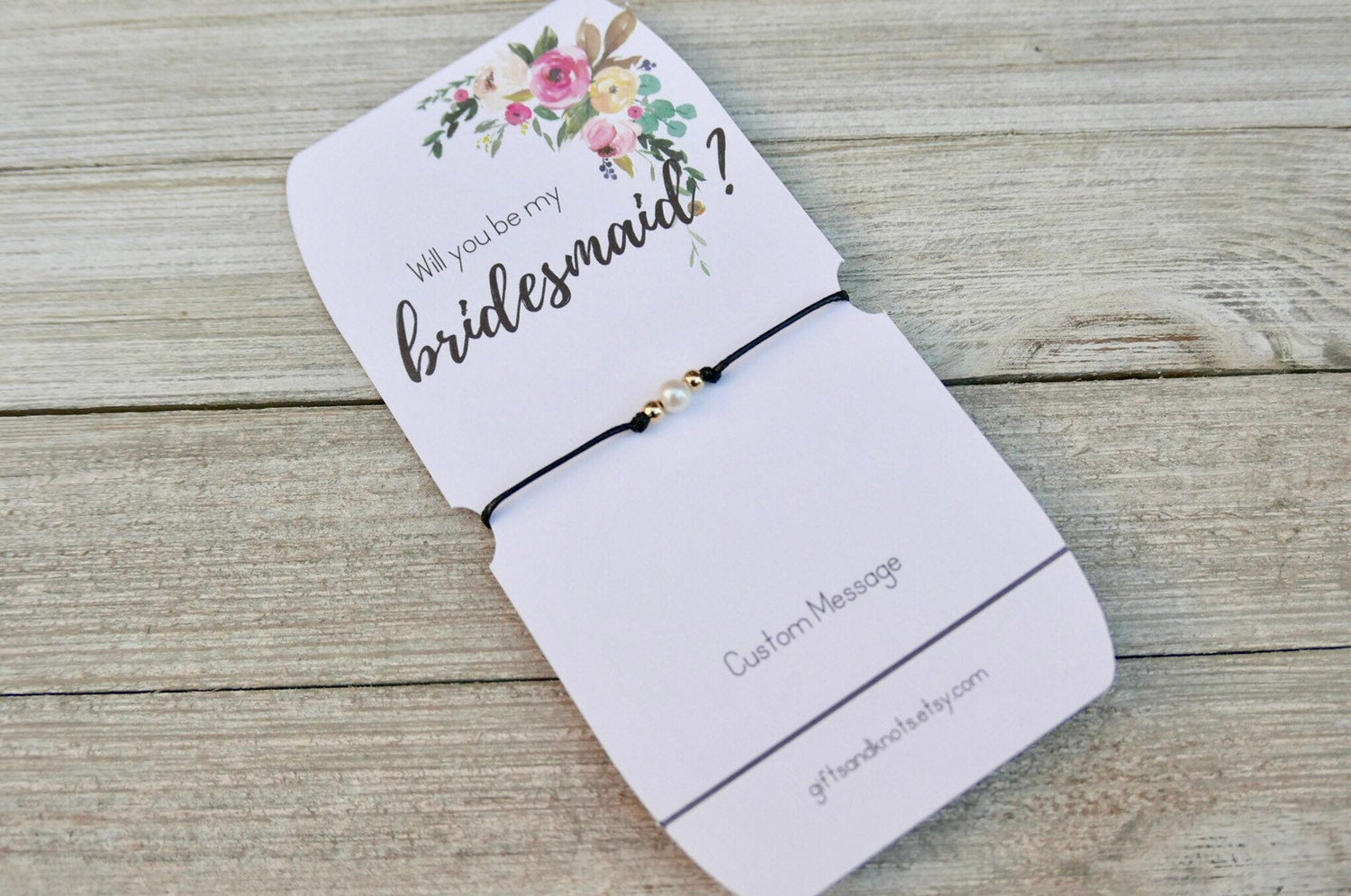 Will You Be My Bridesmaid?, Bridesmaid Bracelet Favors - Gifts&Knots